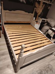 King size  solid wood bed frame