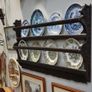 Antique Hand-carved Wooden Plate Rack Image 2