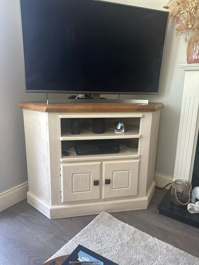Corner Tv Cabinet- Solid Wood