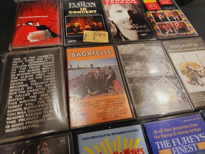 Cassette Tapes Rock, New Wave, Pop Etc x (16)