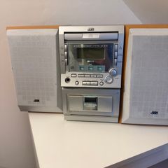 Jvc cd/cassette/radio player