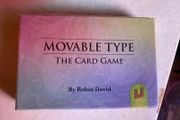 Movable Type Card Game