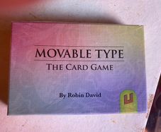 Movable Type Card Game