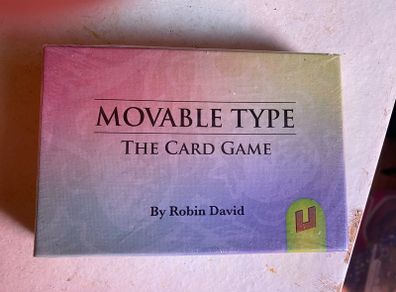 Movable Type Card Game