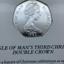 Isle of Man 1980 Proof 50p Double Crown in Original Folder Image 6