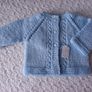 Hand Knit: Premature Baby Cardigans: 3.5-5.5 lbs Image 5