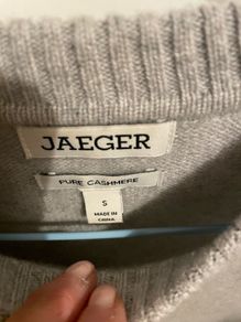 JAEGER pure cashmere crew neck jumper
