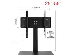 BRAND NEW Universal LCD Flat-Screen TV Desktop Stand With Aluminum Base For 25'- 55' Screens Load Up To 30kg VESA Max 400x400mm