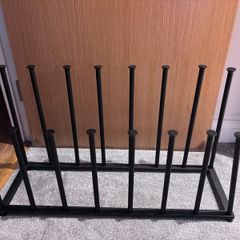 High Boot Organizer Black Metal