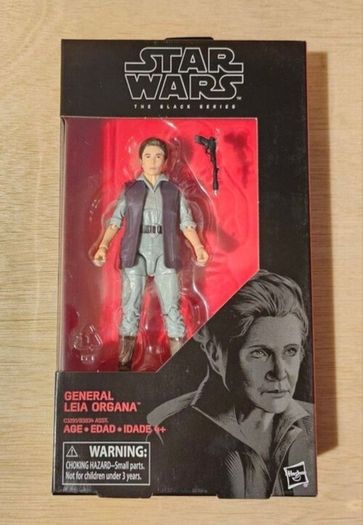 Star Wars General Leia Organa 6" Scale Black Series New & Unopened