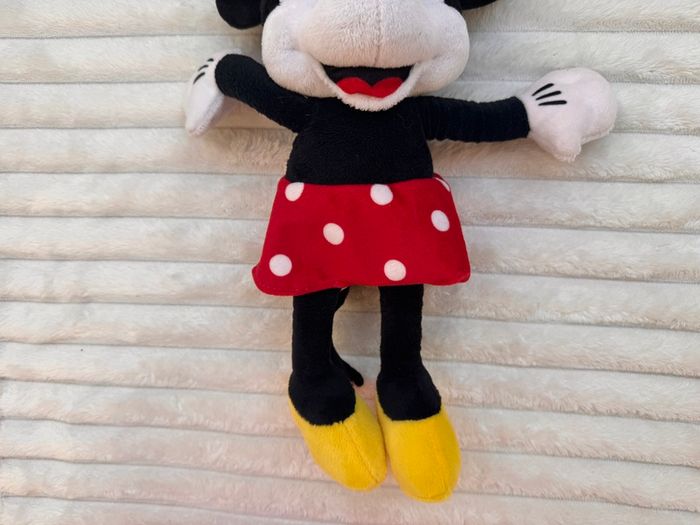 Walt Disney Minnie Mouse 90 Years Soft Plush approx. 36 cm. Used Please see photos