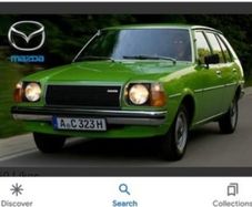 Mazda 323 classic car,