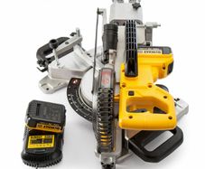 Dewalt DCS365M2 18V XR 184mm Sliding Mitre Saw with XPS (2 x 4.0Ah Batteries)