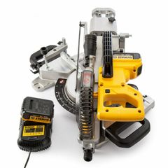 Dewalt DCS365M2 18V XR 184mm Sliding Mitre Saw with XPS (2 x 4.0Ah Batteries)