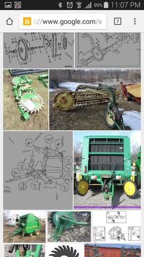 John Deere 545 baler parts