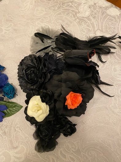 Mixed selection of Fabric  and millinery products please read description for information