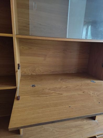 large unit with display cabinet