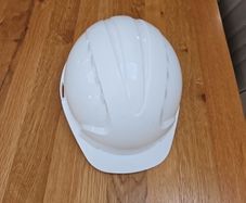 White Hard Hat