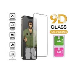 For iPhone 13 / 13 Pro Tempered Glass 9D Curved Screen Protector Full Coverage - FHT28IPTG