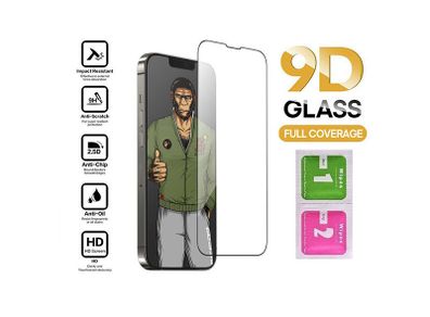 For iPhone 13 / 13 Pro Tempered Glass 9D Curved Screen Protector Full Coverage - FHT28IPTG