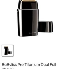 BaByliss Pro Titanium Dual Foil Shaver