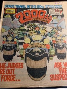 2000 AD Featuring Judge Dredd Prog 229- 12th Sept 1981- IPC Magazines