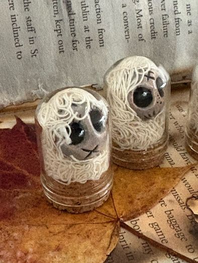 Miniature Captured Spirits in Glass Domes