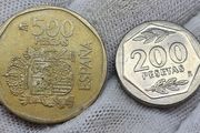 Spain 500 200 Pesetas Coin Lot 1988 1989