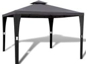 Gazebo with Roof 3x3 m Dark Grey