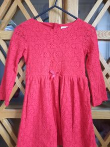 Red dress girls size 4-6 years