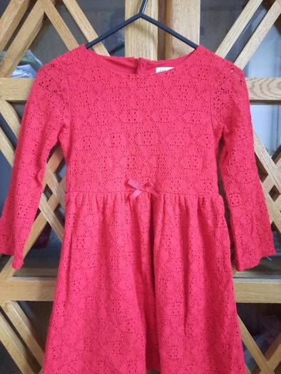 Red dress girls size 4-6 years