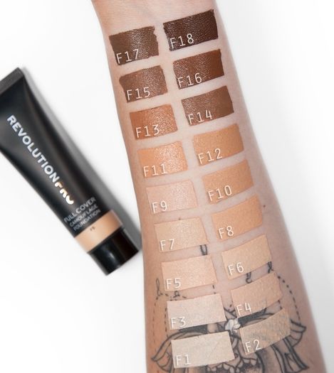 Revolution Pro Full Cover Camouflage Foundation - F10 - New - Sealed