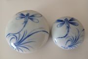 Vietnamese Blue and White Paste Pots