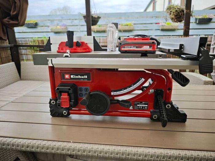 Einhell TE-TS 36/210 Cordless Table Saw with 2 x 18V new batteries