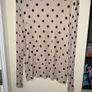 H&M Light Beige with Black Spots Modal Polo-Neck Top Image 2