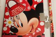 New Minnie mouse diary key and pencil