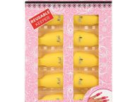 main image for ad Reusable Keeper Plastic Remover Cap Soak Off Clip - YELLOW