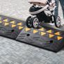 Curb Ramp 2 Pack,  Rise Height Heavy-Duty 33069 lbs/15 T Capacity Threshold Ramps, Driveway Ramps with Stable Grid Structure for Cars, Wheelchairs, Bikes, Image 3