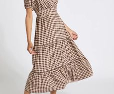 New check gingham summer dress:size 18