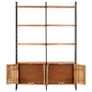4-Tier Bookcase 124x30x180 cm Solid Acacia Wood Image 4