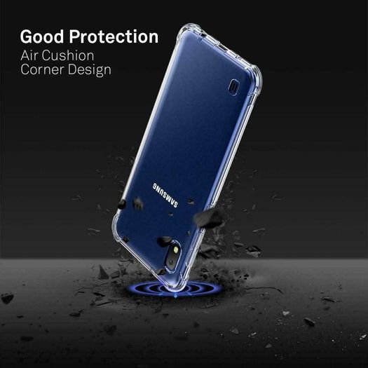 Samsung Galaxy A10 M10 Case Cover ShockProof Soft Bumper Case Clear TPU Silicone - FHT10SMK2