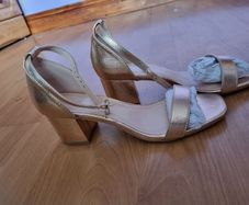 Ladies champagne heels