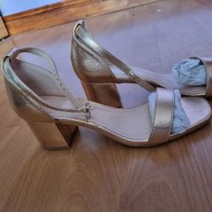 Ladies champagne heels