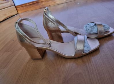 Ladies champagne heels