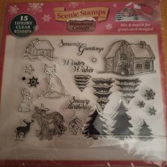 Set of 15 Luxury Clear Stamps!