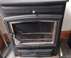arrow stove- back boiler gone