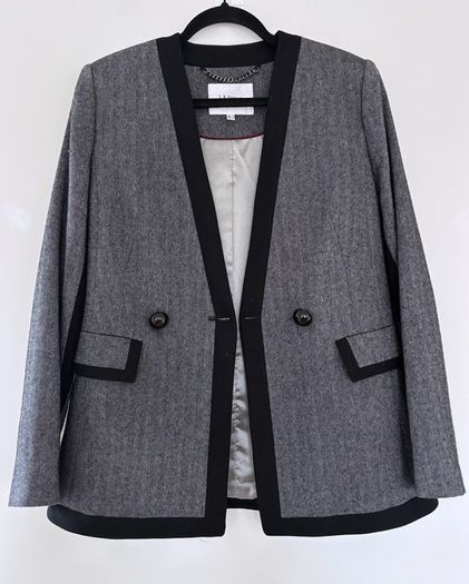 L.K. Bennett alpaca wool blend blazer