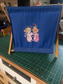 Vintage 1970s knitting caddy