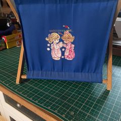 Vintage 1970s knitting caddy
