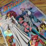 New Titans ! Issue 100 ! Holographic Foil Cover ! Anniversary Issue ! 1993 ! by DC Comics ! Image 5